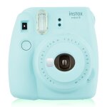 Fujifilm fuji instax mini 9 instant photo film camera - ice blue