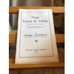 G. dandelot vingt / 20 lecons de solf�ge sol / fa4 partition editions lemoine