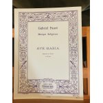 G. faur� ave maria pour soprano ou t�nor et piano partition editions leduc