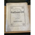 G. rossini guillaume tell ouverture partition piano 4 mains editions grus liszt
