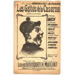 Les ga�t�s de la caserne (chansonnette - sketch humoristique) / cr��e par bach (a l' eldorado), pauley ...