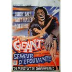 G�ant, semeur d'�pouvante (the giant from the unknown) - affiche belge du film - 35x52