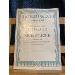 Georg philipp telemann spielst�cke partition clavier hortus musicus n9
