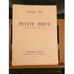 Georges hue petite pi�ce flute hautbois violon / piano partition leduc