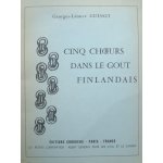 Georges - léonce guinot - 5 choeurs dans le goût finlandais Georges - léonce guinot - 5 choeurs dans le goût finlandais