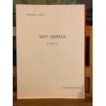 G�rard calvi sept simples pour fl�te seule partition editions leduc