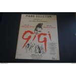 Gigi frederik loewe alan jay lerner rare partition uk cop 1957 piano valeur +