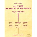 Gilles senon - 130 etudes téchniques et mélodiques pour trompette - cahier b Gilles senon - 130 etudes téchniques et mélodiques pour trompette - cahier b