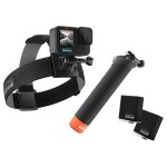 Gopro hero12 black - avec kit d'accessoires - cam�ra de poche - 5. 3k / 60 pi / s - 27. 6 mp - wi - fi, ...