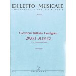 Gordigiani giovanni battista - 12 aufz�ge pour 4 trompettes et timbales