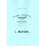 Grande fantaisie de concert sur la sonnambula de bellini par louis mayeur pour saxophone alto et piano ...