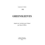 Greensleeves adapt avec variation pour guitare par marcel nobla (ed. transatlantiques)
