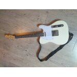 Guitare electrique blanche mc grey