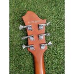 Guitare electrique hagstrom ultra swede esn acajou glossy noir custom 62