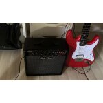 Guitare electrique harley benton st - 20hss ca amplificateur harley benton 20 - mfx