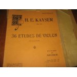 H e kayser op 20 36 etudes de violon cahier 1 par archet