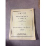 H. klos mthode complte de clarinette volume 2