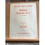 H. villa - lobos aria bachianas brasileiras n5 partition chant guitare segovia