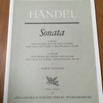 Haendel, sonate en sol mineur pour fl�te a bec et guitare
