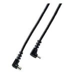 Hama flash extension cable  right angle , 5 m c�ble d'appareil photo noir