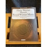 Hans werner henze royal winter music partition guitare editions schott ga 473