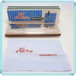 Harmonica hero 48 trous double face avec bo�te et chiffon d'origine - vintage chine