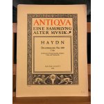 Haydn divertimento n109 pour baryton alto et violoncelle editions schott n3705