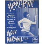 Hem ! hem ! (de michel rachline et yvan pastor) maguy marshall / 1962 / piano et chant