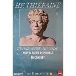 Hf. thiefaine - g�ographie du vide - 80x120cm - affiche / poster envoi en tube