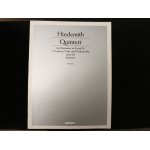 Hindemith quintette op 30 clarinette, 2 violons, alto et violoncelle