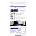 Home cinma 2 en 1 lecteur blu - ray sony