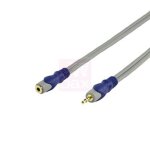 Hq standard - rallonge de c�ble audio - mini jack st�r�o (m) pour mini jack st�r�o (f) - 1. 5 m - blanc ...