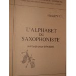 Hubert prati l'alphabet du saxophoniste saxophone - partition