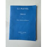 I. j. pleyel - trio ii for flute, clarinet and bassoon - trio pour fl�te, clarinette et basson (do majeur) ...
