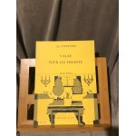 Igor stravinsky valse pour les enfants partition piano editions heugel