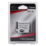 Inov8 - batterie de rechange pour appareil photo numerique (equivalent canon nb - 8l) - 800 mah - 3, ...