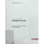 Invierno porteã±o, astor piazzolla trio, piano, violoncelle, violon, arrangement josé bragato. Invierno porteã±o, astor piazzolla trio, piano, violoncelle, violon, arrangement josé bragato.