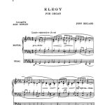 Ireland elegy arranged for the organ by alec rowley (ed. ashdown) Ireland elegy arranged for the organ by alec rowley (ed. ashdown)