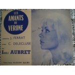 Isabelle aubret / jean ferrat / partition les amants de verone.