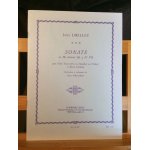 J. b. loeillet sonate en mi mineur op. 3 n7 flute basse continue partition leduc