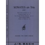 J. s. bach : sonates en trio pour flte, violon et piano bwv 1038 - 2 violons et piano bwv 1037 - trio ...