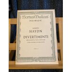 J. haydn divertimenti baryton alto basse continue n7 - 9 partition hortus musicus