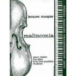 Jacques murgier malinconia pour violon ou alto a la 1�re position et piano partition - violon (ou alto) ...