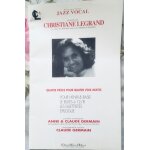 Jazz vocal (collection christiane legrand) 4 pi�ces pour 4 voix mixtes (satb) avec piano et accords
