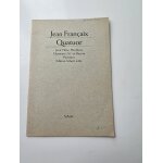 Jean fran�aix - quatuor pour fl�te, hautbois, clarinette sib et basson - partition - ed. schott 4424