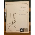 Jean maillot trio pour saxophones partition editions billaudot