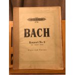 Jean - s�bastien bach concerto pour violon n2 mi majeur partition ed. peters 230