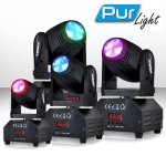 Jeux de lumières DJ LIGHT 2 PAR MINI à LEDs RGBW 12X3W DMX + étrier de  fixation FLASH