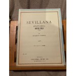 Joaquin turina sevillana fantasia pour guitare partition columbia music co.