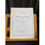 Joel chauvire 12 etudes pour timbales partition editions leduc